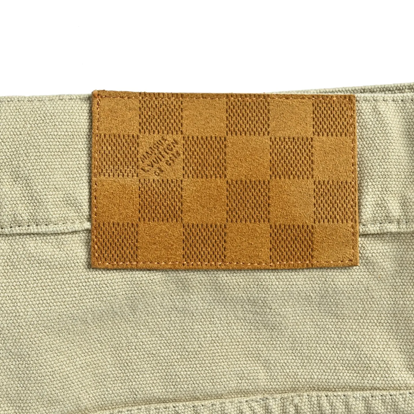 Louis Vuitton/Louis Vuitton embroidered signature straight jeans